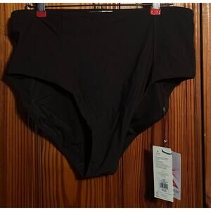 Brand new Calia swimsuit bottom black bikini bottom high waisted large